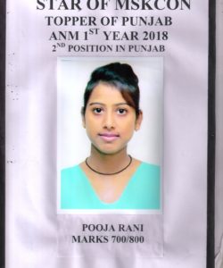 topper 004 Best Bsc Msc GNM ANM nursing college in Mohali